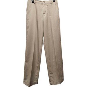 Adidas Athleisure Men's SZ 32 Flat Front Straight Leg Khaki Golf/Casual Pants